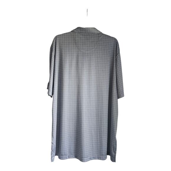 PGA Tour NWT Mens XXL Golf Polo Shirt Plaid Performance Moisture-Wicking UPF 50 - Picture 2 of 13